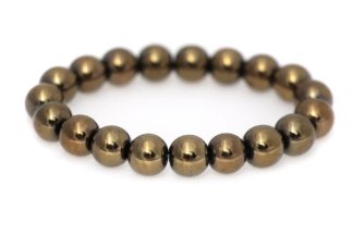 Bracelet “Golden dark hematite”