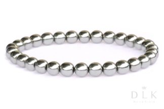 Bracelet “Silver hematite balls”