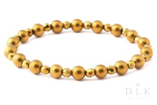 Bracelet “Golden Hematite”