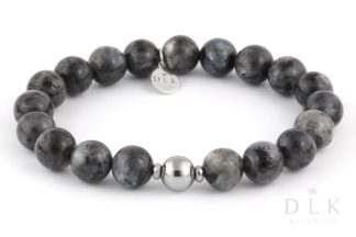 Bracelet “Labradorite with a ball”