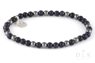Bracelet “Night of Cairo with hematite”