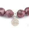 Bracelet “Lepidolit with a pendant”