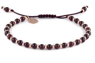 Bracelet “Pomegranate with hematite on a string”