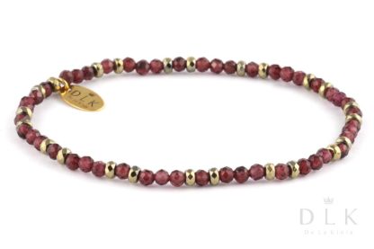 Bracelet “Pomegranate with hematite”