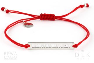Bracelet “Red string with the inscription Remove Before Flight cut out”