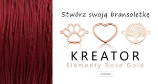 Kreator – stwórz swoją bransoletkę z łącznikiem Rose Gold
